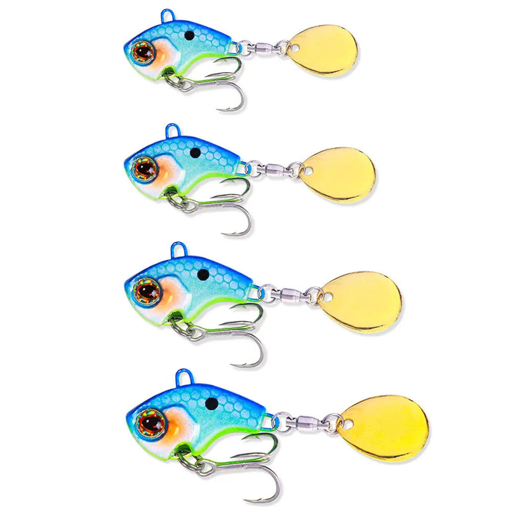 10-Piece VIB Spinner Lure Set