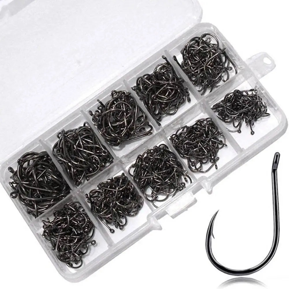 Fishing Accessories Fishing Gear 3-12 #500 Perforated Fish Hooks Set