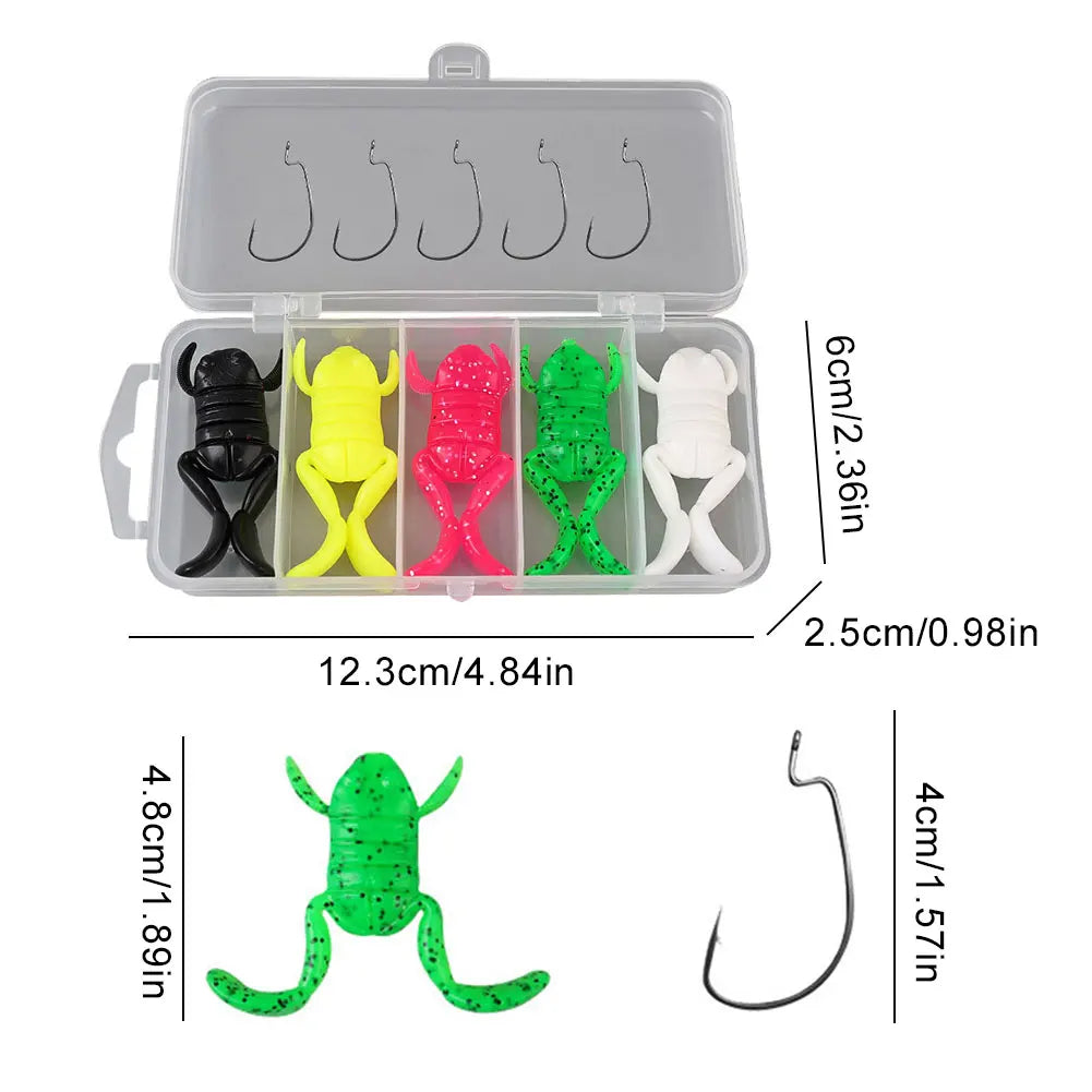 5-Piece Frog Bait Set