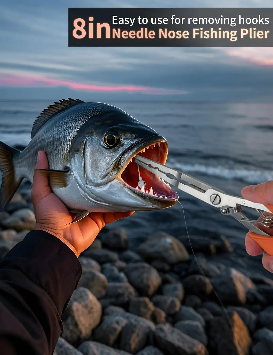 Stainless Hook Remover Pliers