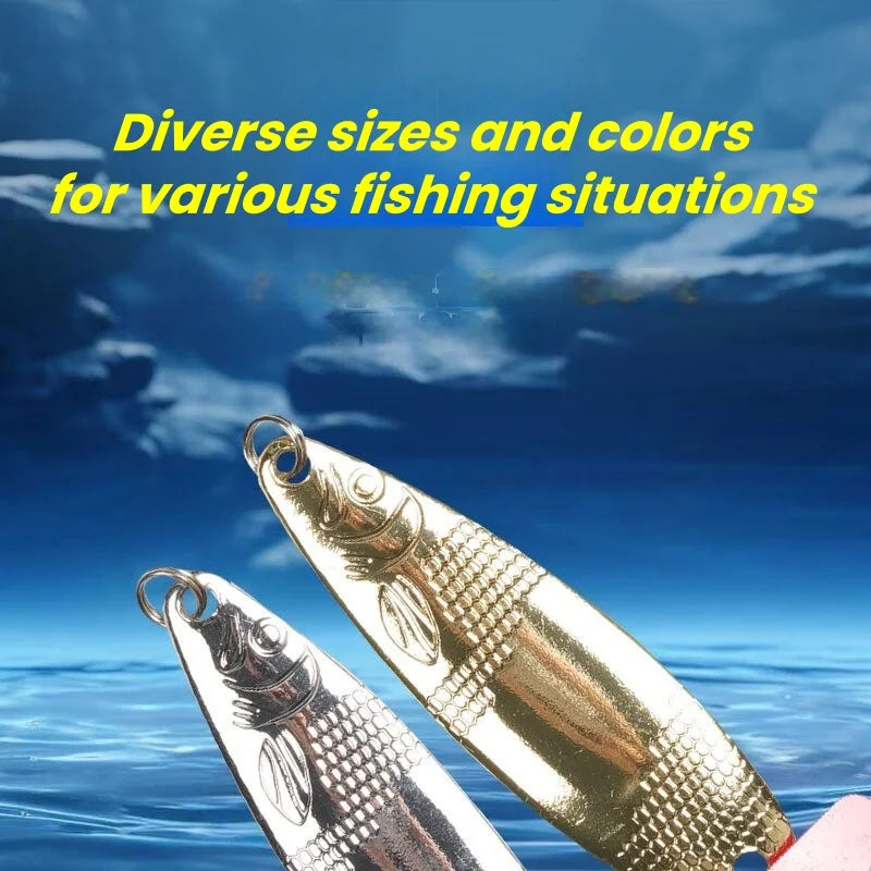 Fishing Lure Kit 16 Pcs Sets Trolling Jigging Lure Metal Spoon For Bass Pike Crank Tackle Accessories With Box Wobblers Kit