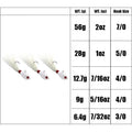 3-Piece Bucktail Jig Heads
