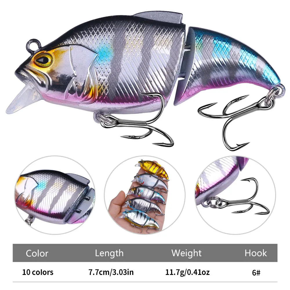 10-Piece Minnow Swimbait Set