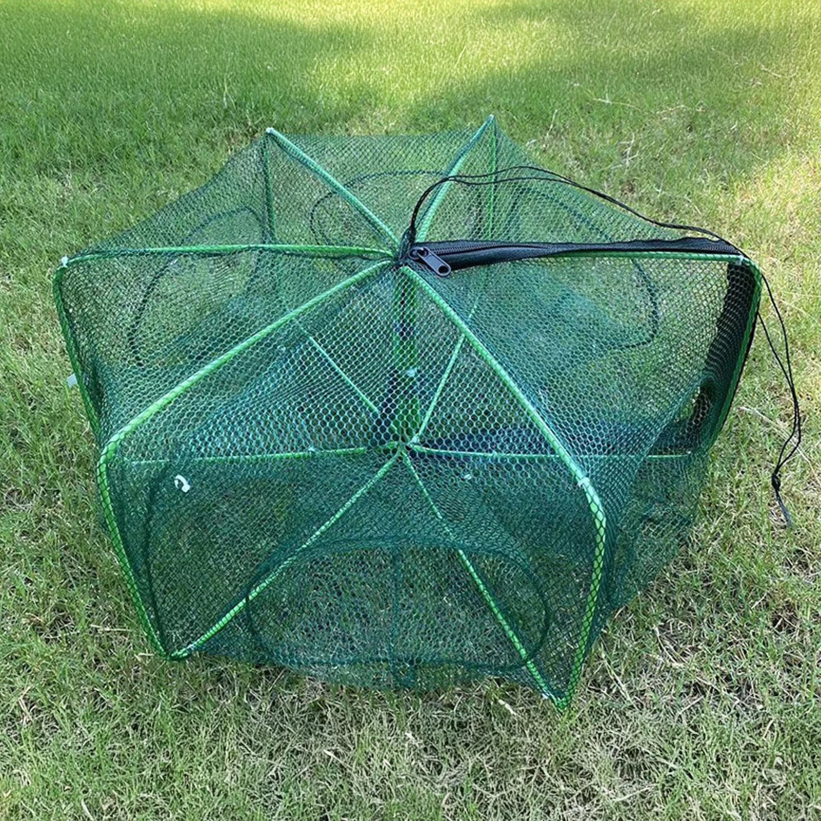 Fishing Trap Catcher Tool Fishing Net Cage for Pond River Creek Outdoor Aquaculture Shrimp Eel Fish Durable Mesh Gear