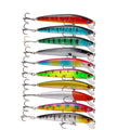 10-Piece Sinking Minnow Lure Set
