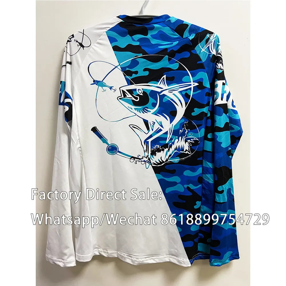 Sailing Gear Men Fishing Hooded Shirts Beach Blusas Para Pesca Fishing Jersey Performance Apparel Camisa De Pesca Uv Manga Longa