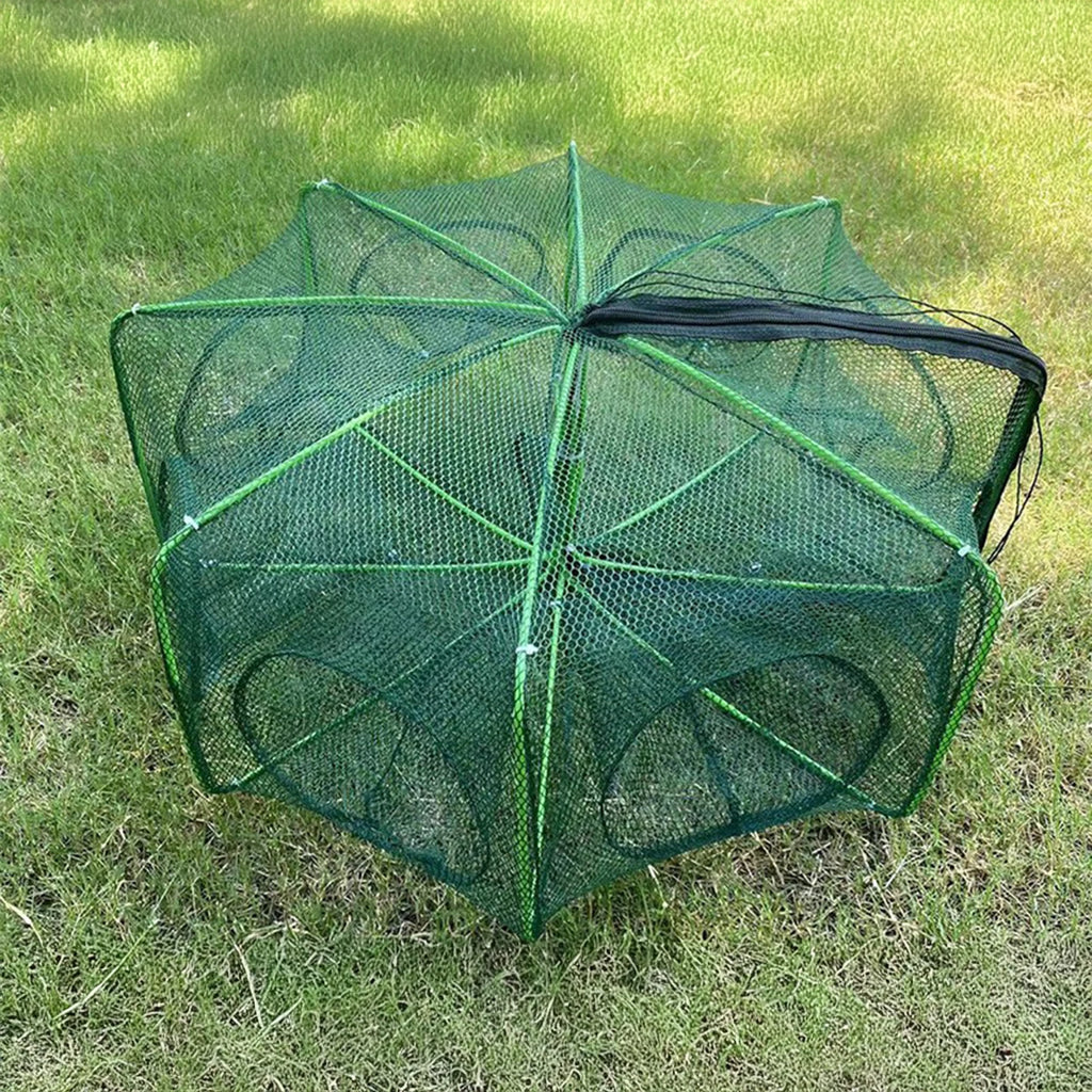 Fishing Trap Catcher Tool Fishing Net Cage for Pond River Creek Outdoor Aquaculture Shrimp Eel Fish Durable Mesh Gear