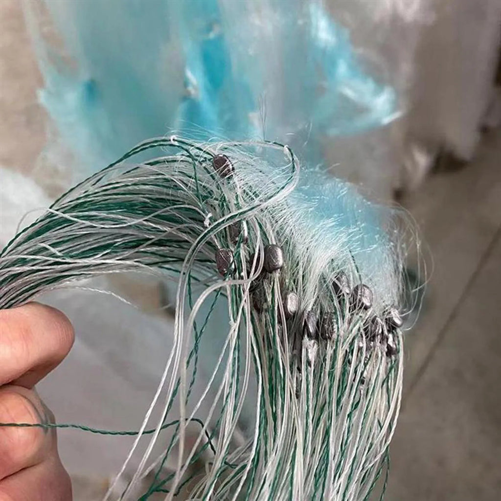 Professional Fishing Cast Net Fishing Gear Sturdy and Durable Portable Easy Throw Fishing Net for River Pond Sea Fishing Using