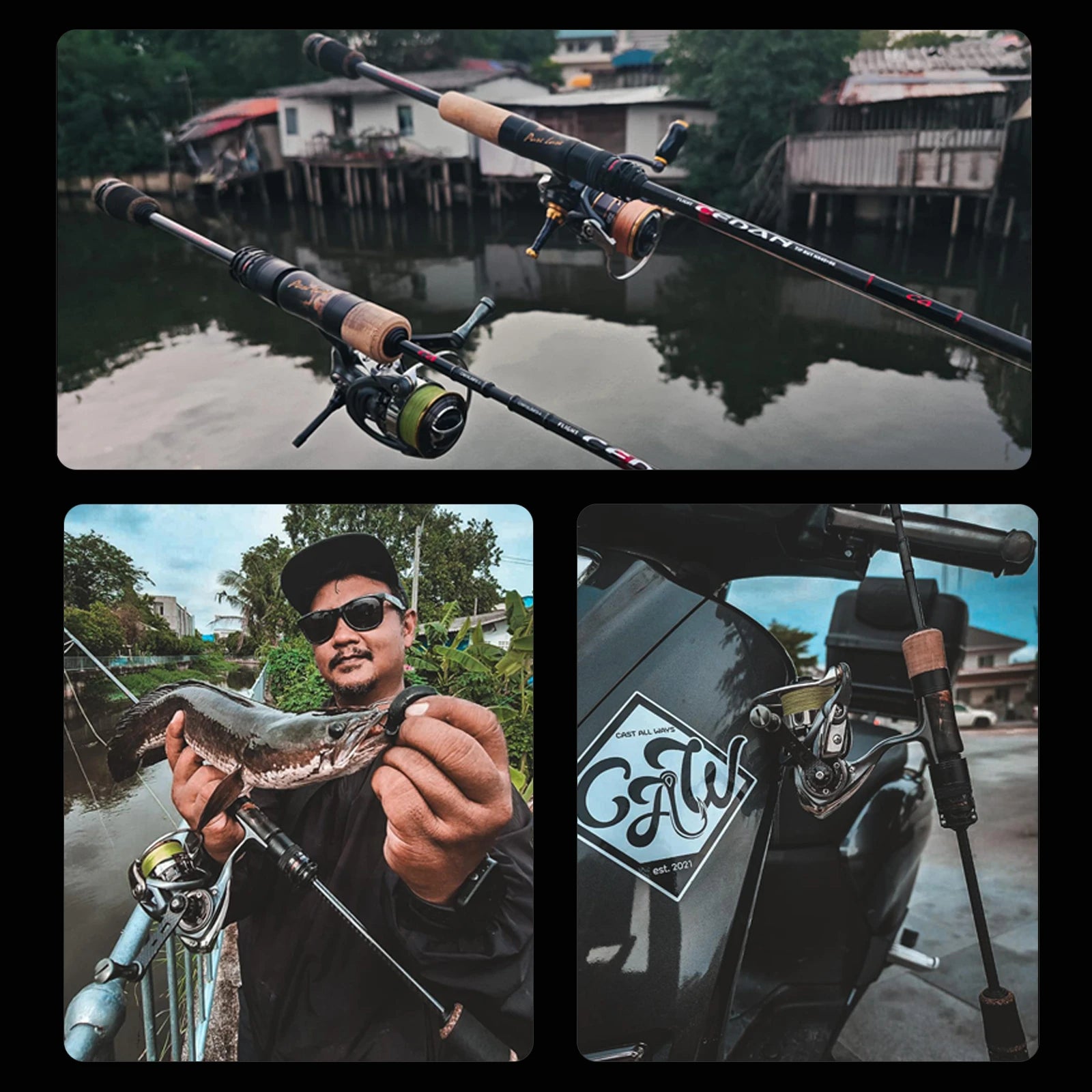 PURELURE CEDAN Bass Rod