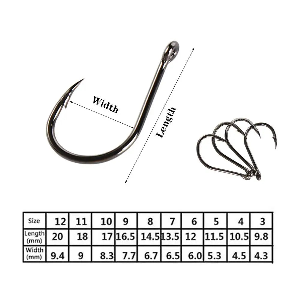 3-12 Fishing Tackle Fishing Bait Fishing Tools Fishing Accessories Lure Hooks Barbed Fishhooks Fishing Hook Fishing Hooks Set