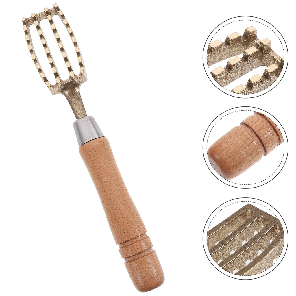 Brass Fish Fish Scale Scraper Scale Scraper Fish Scale Remover Seafood Tool Kitchen Gadget Fish Cleaning Device