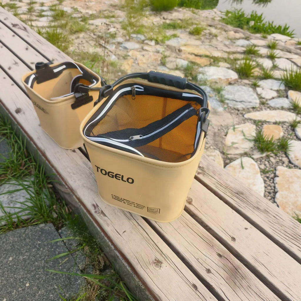 8L/13L Fishing Bucket Tackle Accessory Suitcase - Sports Entertainment Fishing Supplies All-in-One Gear Organizer