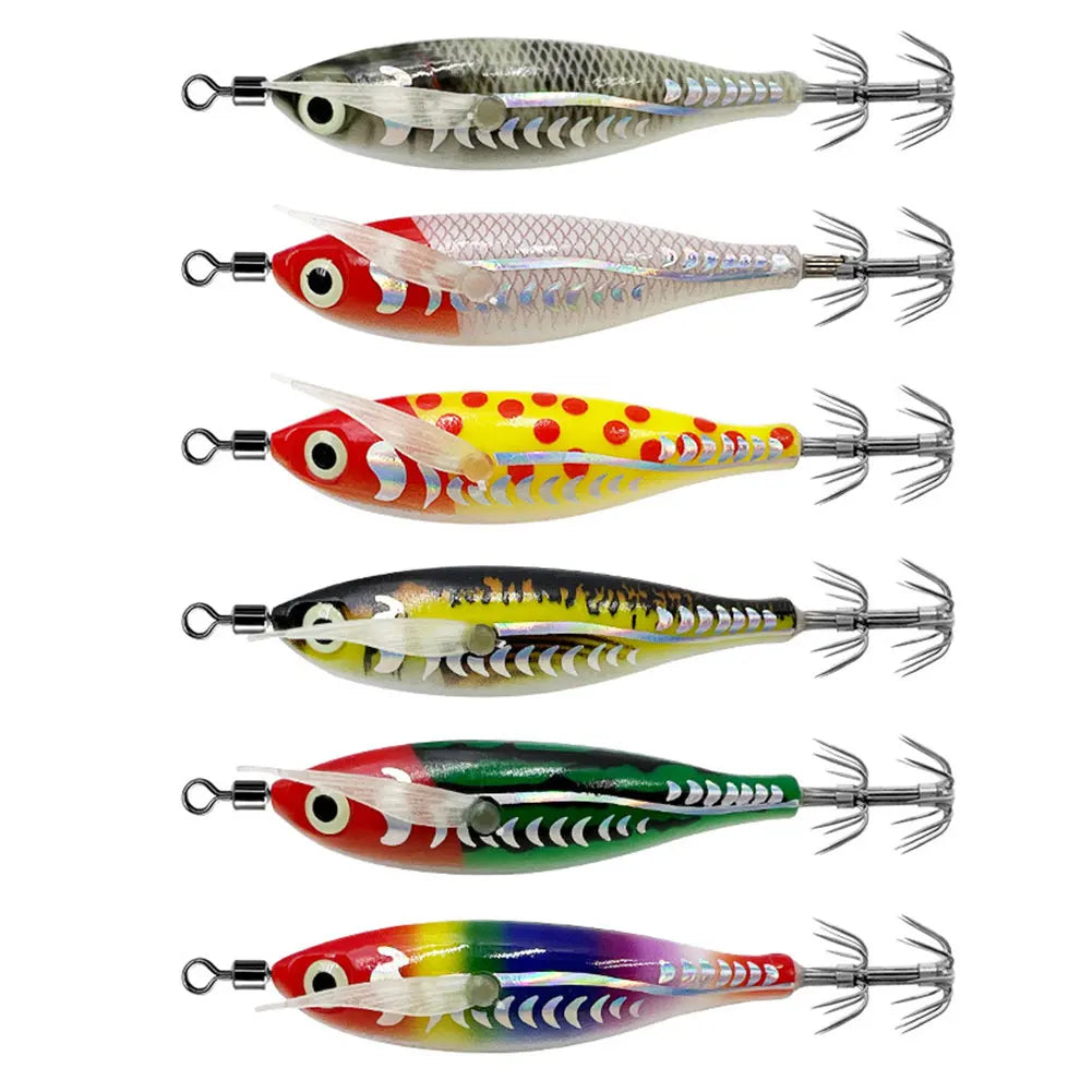 Glowing Squid Trolling Lure