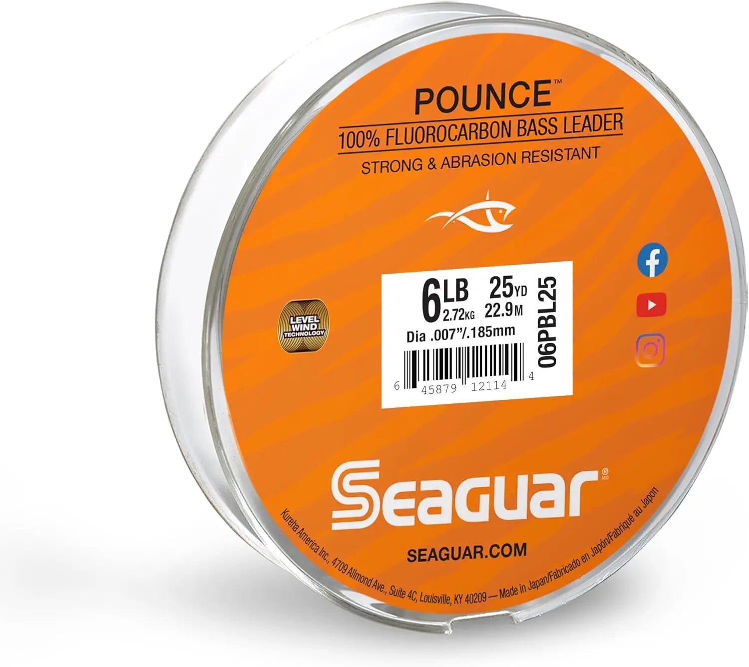100% Fluorocarbon Leader Line