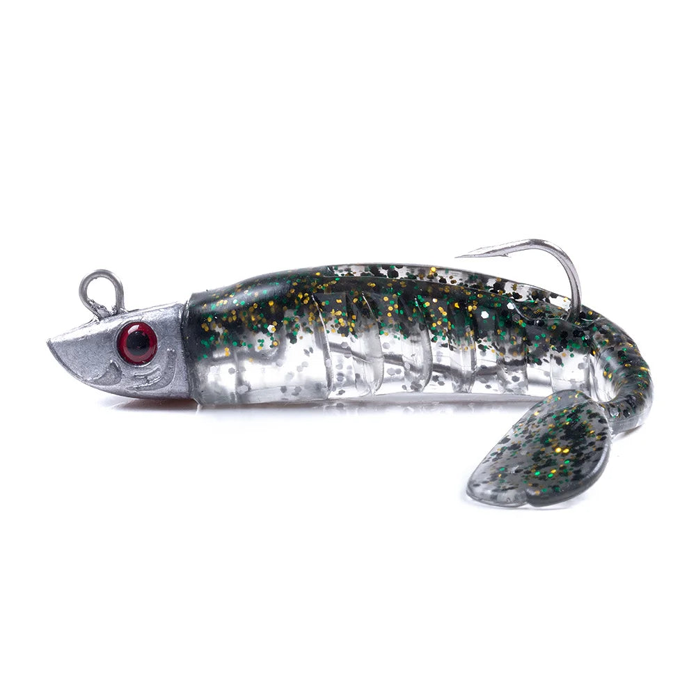 5-Piece Jig Head Soft Bait Set