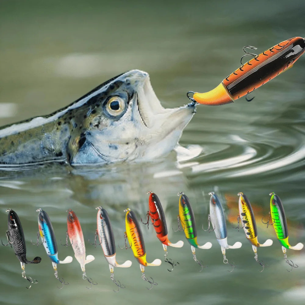 10-Piece Topwater Lure Set