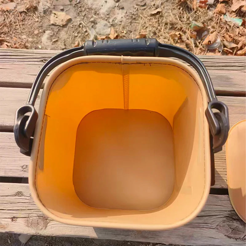 8L/13L Fishing Bucket Tackle Accessory Suitcase - Sports Entertainment Fishing Supplies All-in-One Gear Organizer