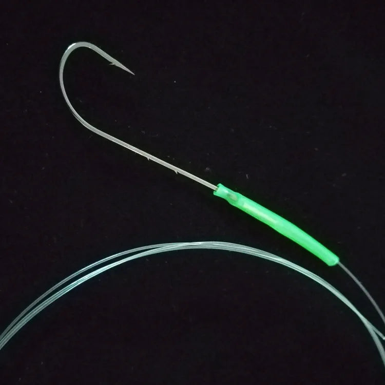 PD Fishing Gear Sea Fishing Double Back Barbs Long Shank Hooks Wire Hooks Hand Tied Hooks Sea Fishing Boat