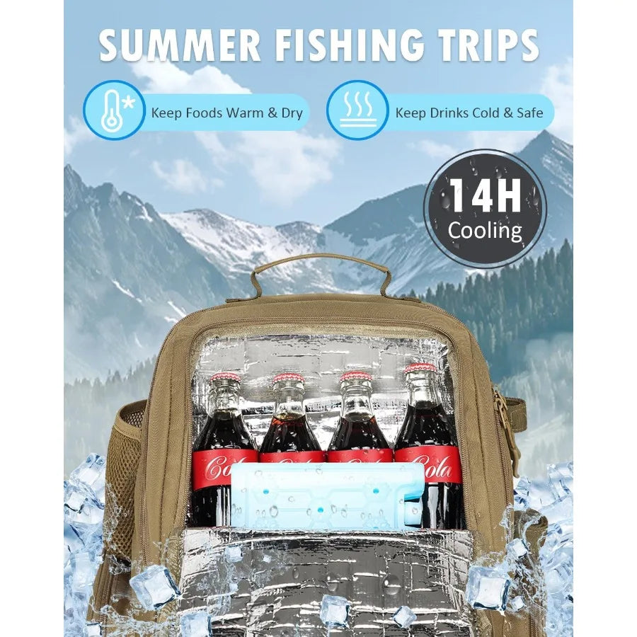 HAMBOLY 50L Fishing Backpack