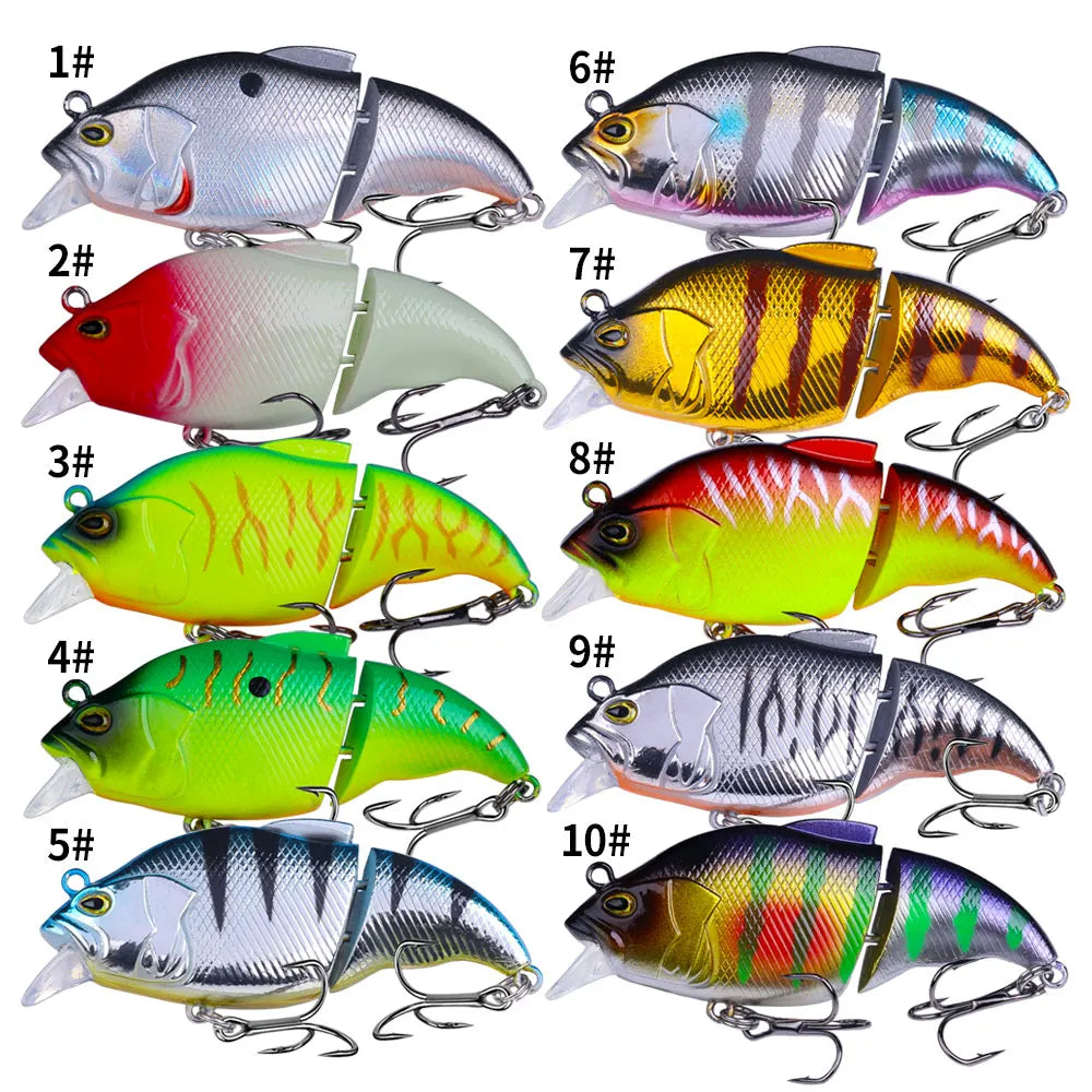 10-Piece Minnow Swimbait Set