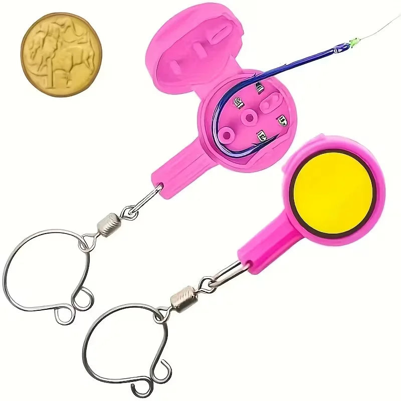 2pcs   Fishing Gadgets: Knotting Tool, Outdoor Fishing Supplies Tools For Multifunctional Fishing