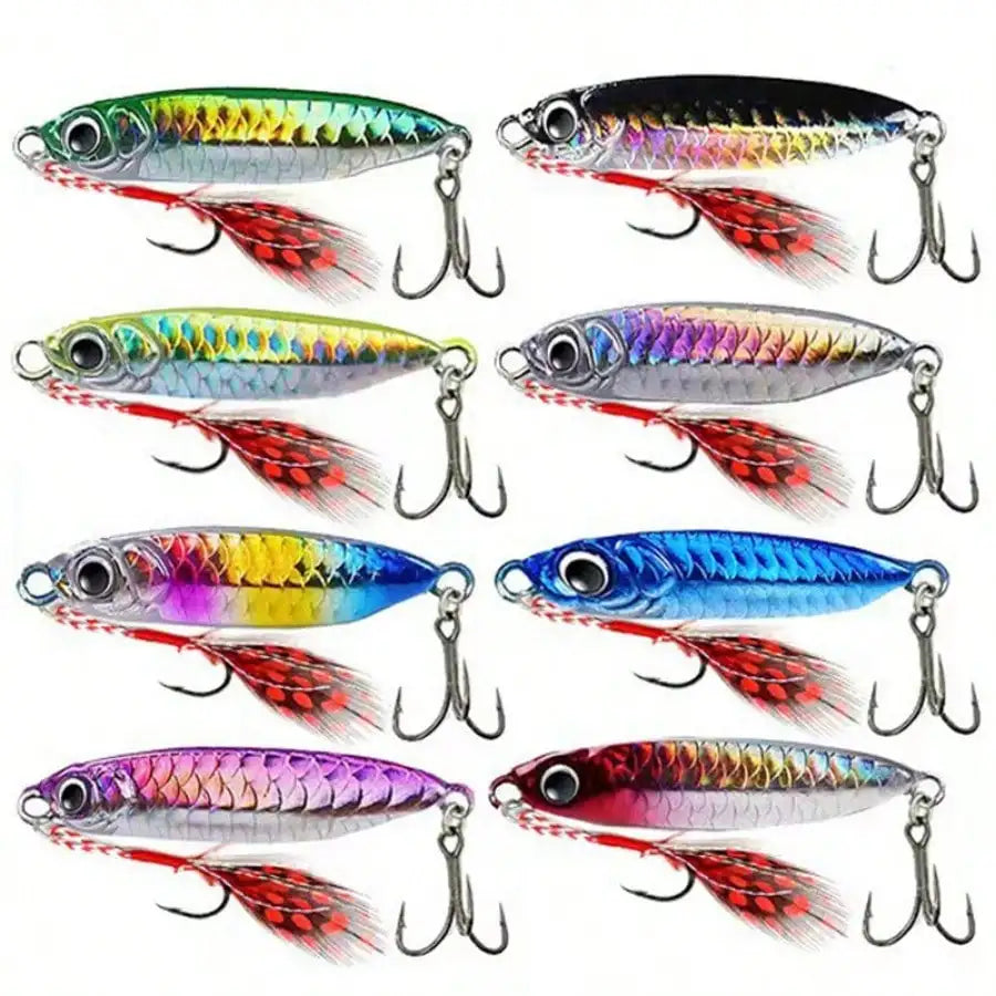 8-Piece Shore Jig Lure Set