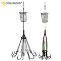 Fishing Accessories 8 Claw 16 Hooks Squid Bait Trap Cage Fishing Lure Cages Octopus Hook Trap Basket Fishing Gear Tools Tackle