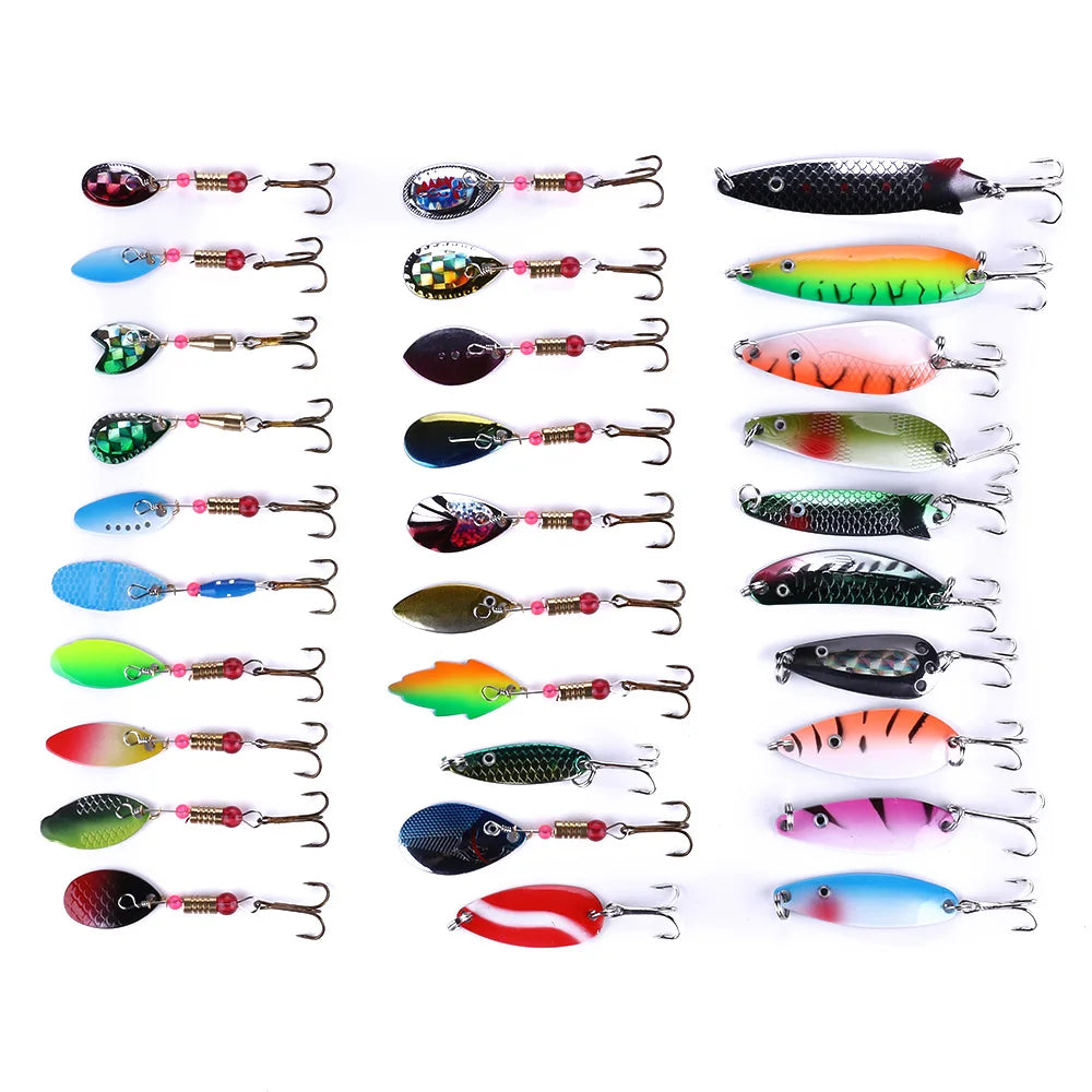 30-Piece Spoon Lure Kit