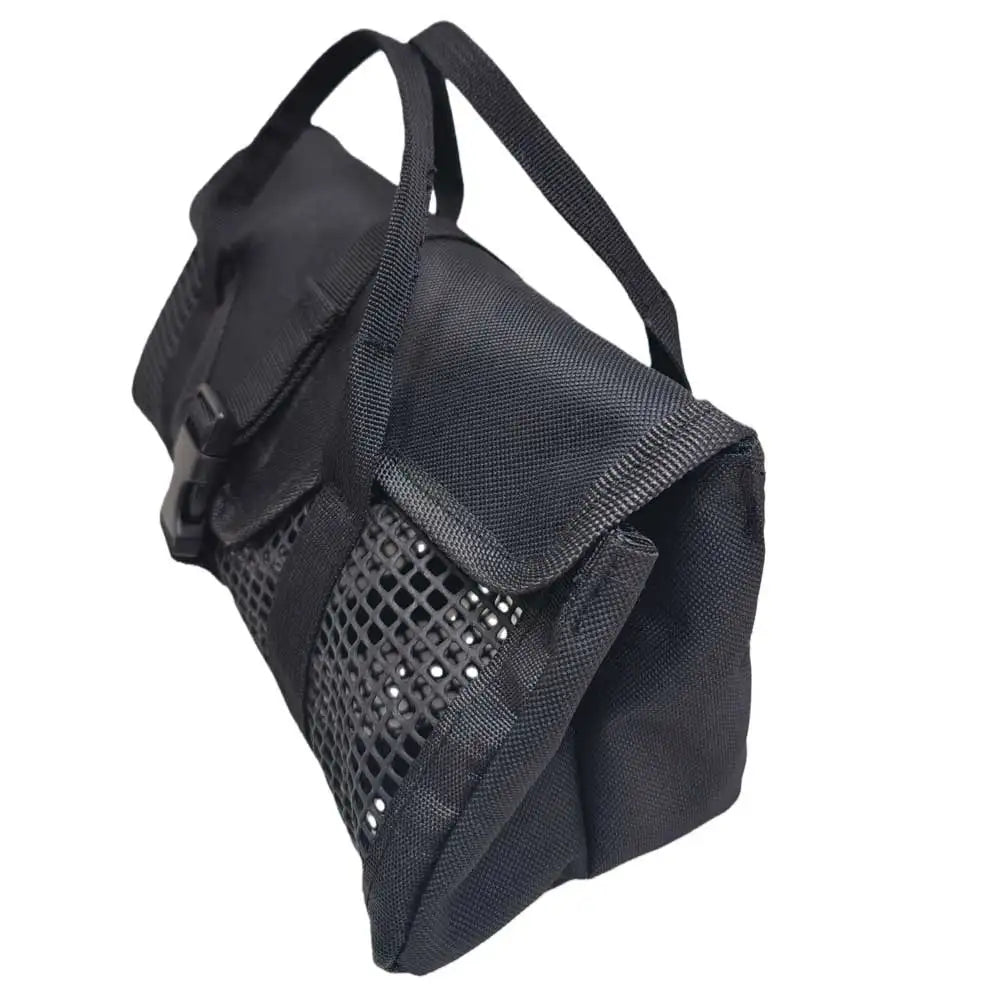 Heavy Duty Kayak Fishing Mesh Net Gear Bag Multi-Pool Tackle Organizer Storage Bag for Holds Fishing Pliers Reels Tools Lures