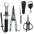 Fishing Tool Set Fishing Gear Fish Lip Gripper 12cm Fishing Scissors 20cm Fishing Pliers with Lanyard Fishing Tool Accessories