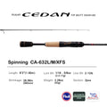 PURELURE CEDAN Bass Rod