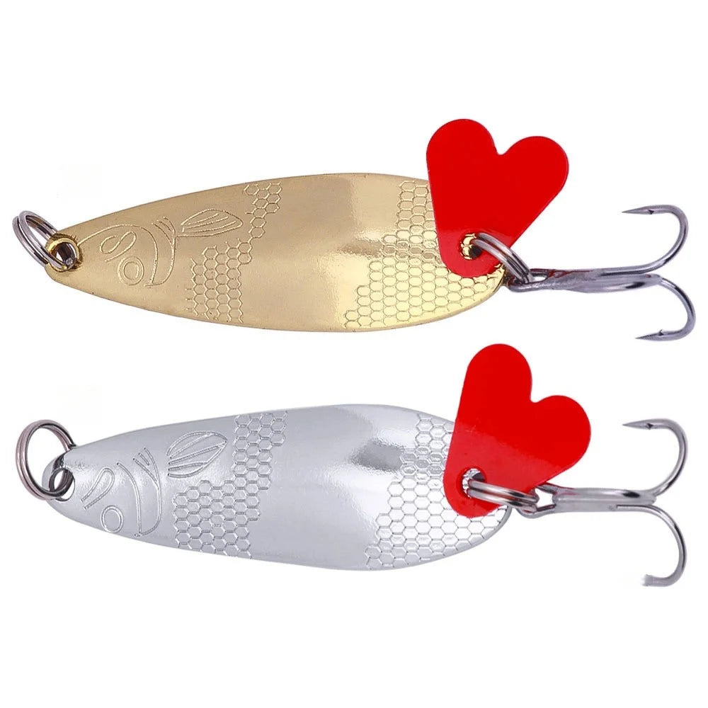 Fishing Lure Kit 16 Pcs Sets Trolling Jigging Lure Metal Spoon For Bass Pike Crank Tackle Accessories With Box Wobblers Kit