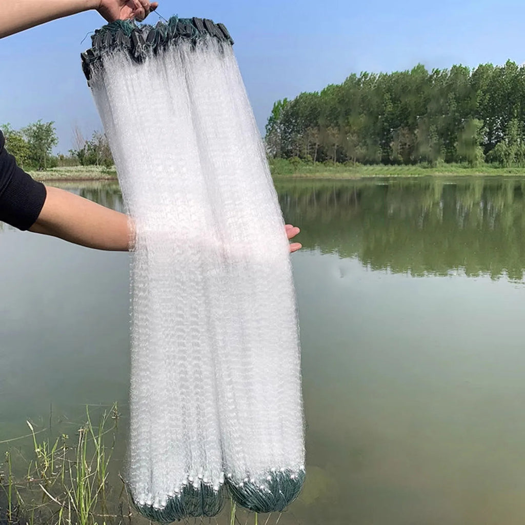 Professional Fishing Cast Net Fishing Gear Sturdy and Durable Portable Easy Throw Fishing Net for River Pond Sea Fishing Using